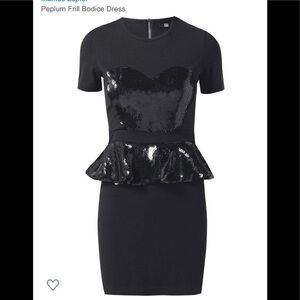 Markus Lupfer Heart Sequin Dress Small NWT